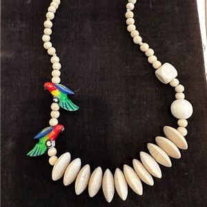 Wooden necklace 🦜 🦜